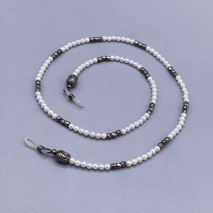 Pearl Shell Buddha Eyeglass Holder Chain