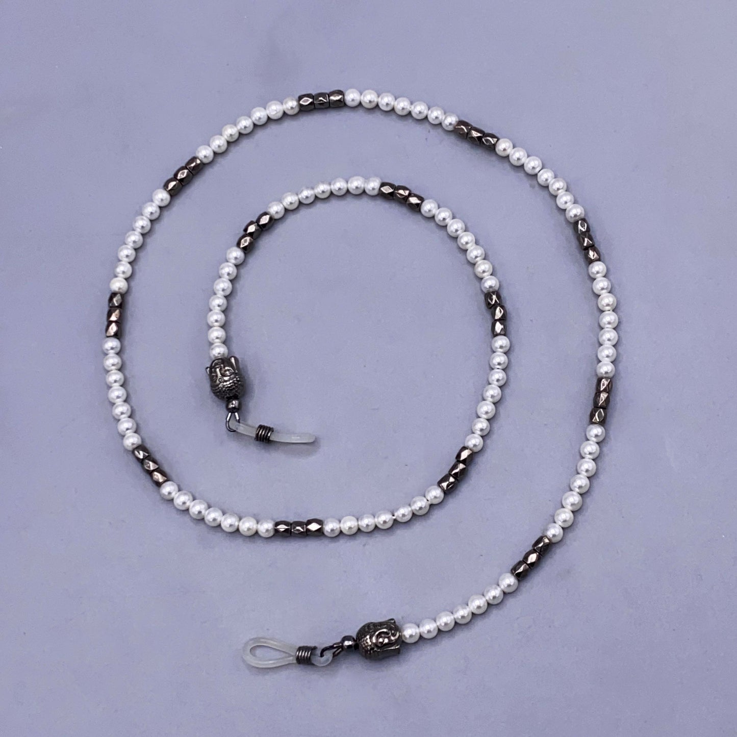 Pearl Shell Buddha Eyeglass Holder Chain