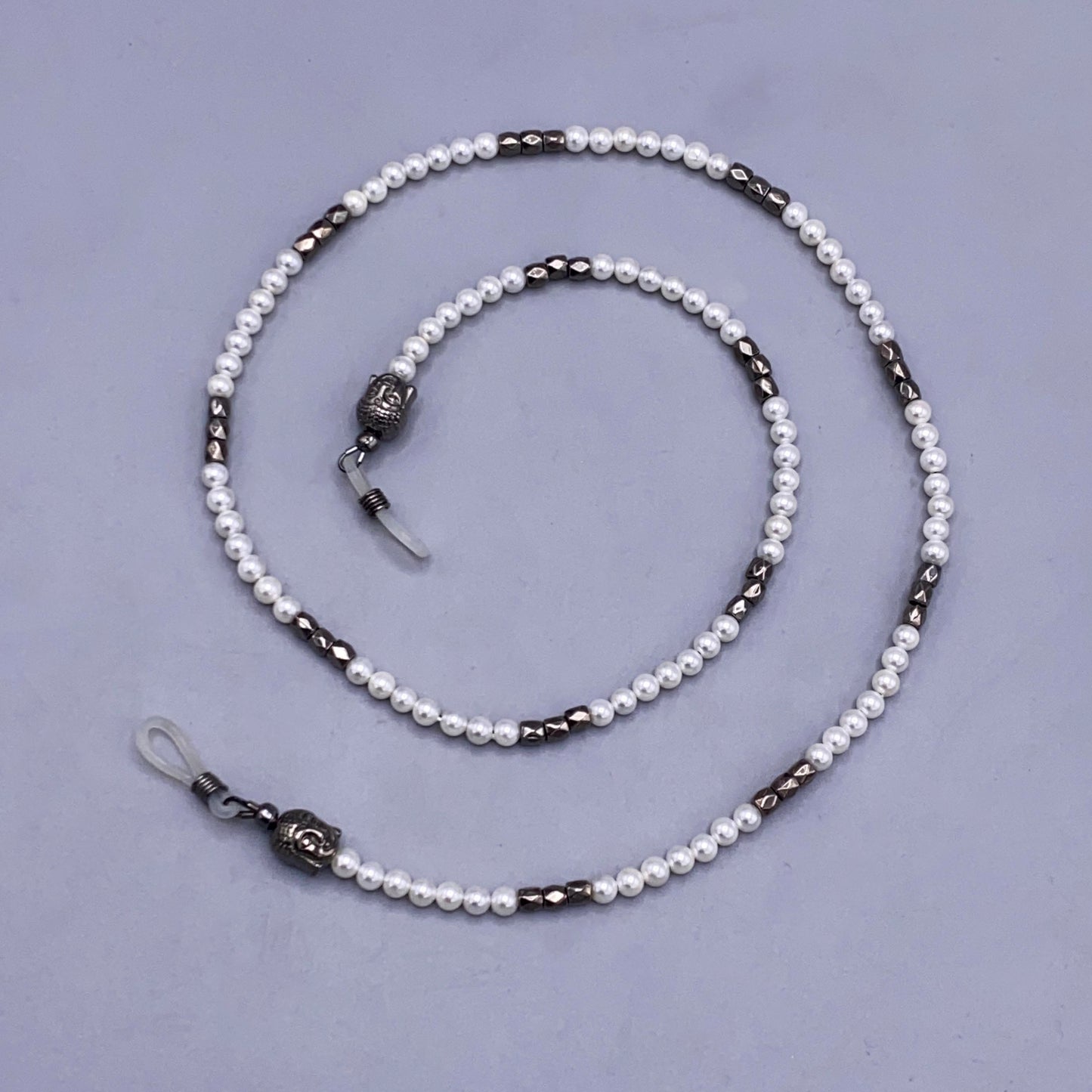 Pearl Shell Buddha Eyeglass Holder Chain