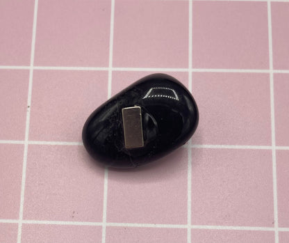 Black Agate Refrigerator Magnet