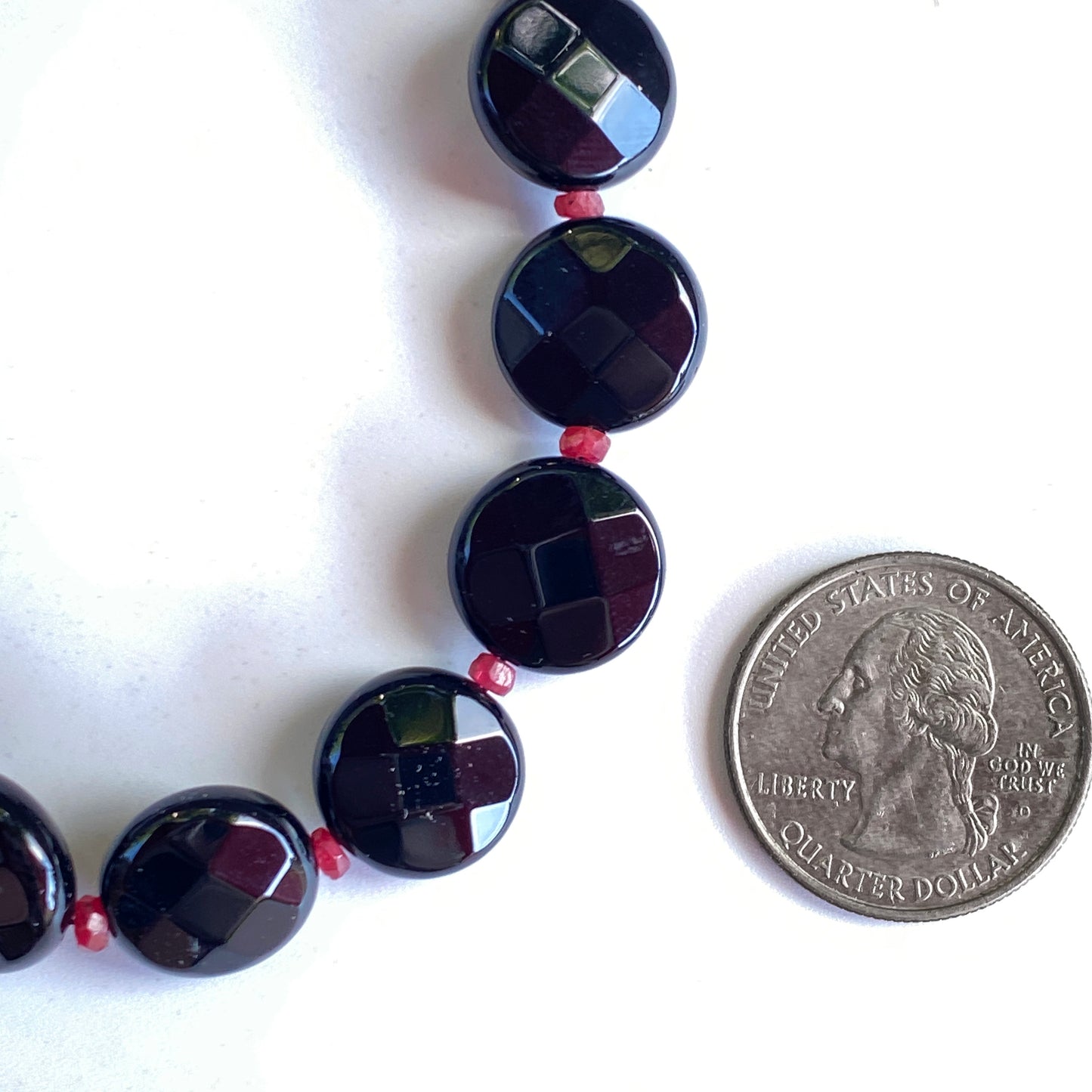 Ruby and Onyx Bracelet