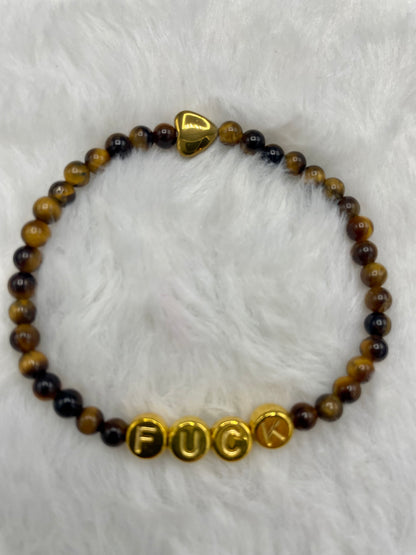 Tiger’s EyeFuck” Bracelet