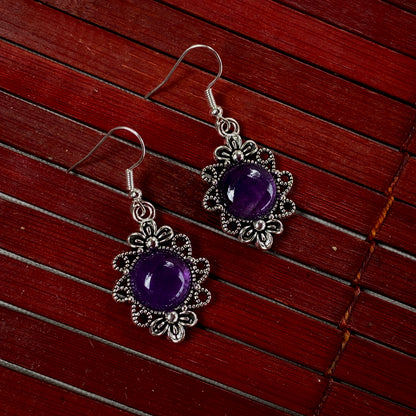 Amethyst Drop Earrings