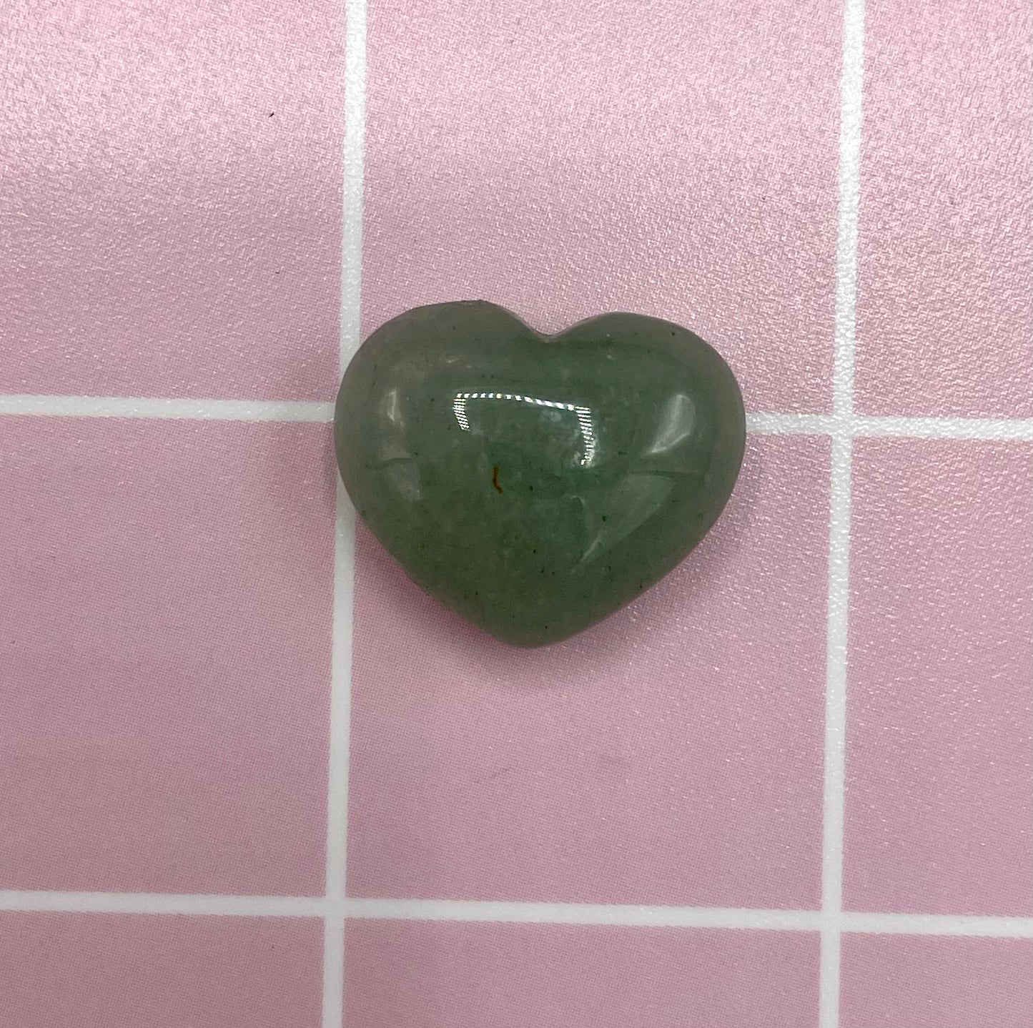 Green Aventurine Heart Refrigerator Magnet