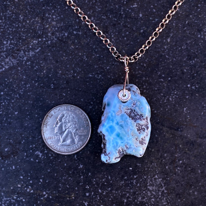 Larimar Pendant Necklace