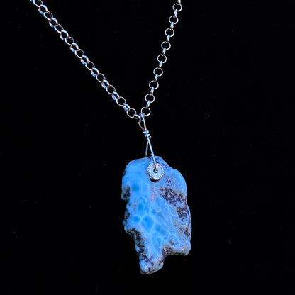 Larimar Pendant Necklace