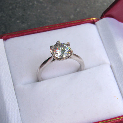 White Sapphire Ring