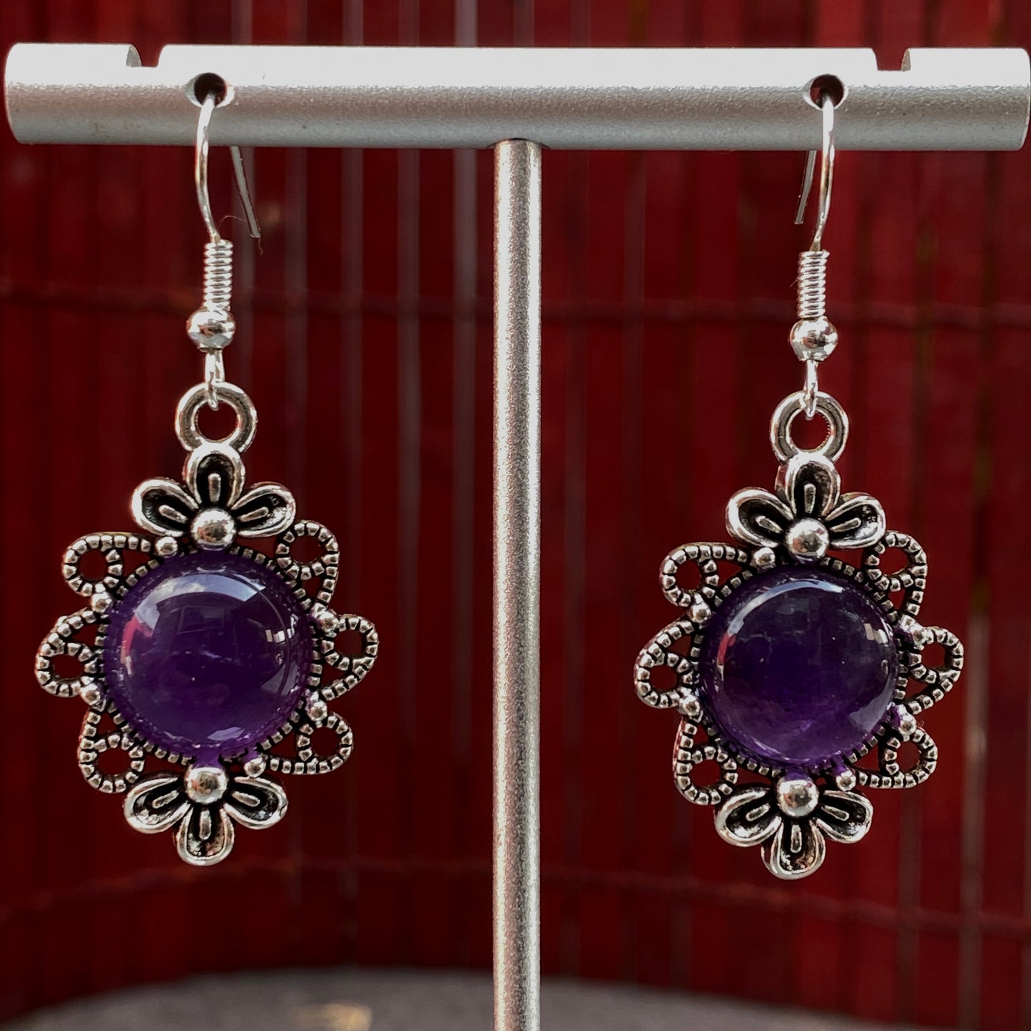 Amethyst Drop Earrings