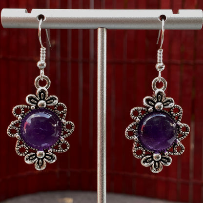 Amethyst Drop Earrings