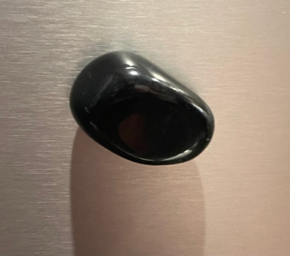 Black Agate Refrigerator Magnet