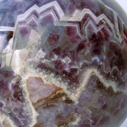 Amethyst crystal gemstone sphere
