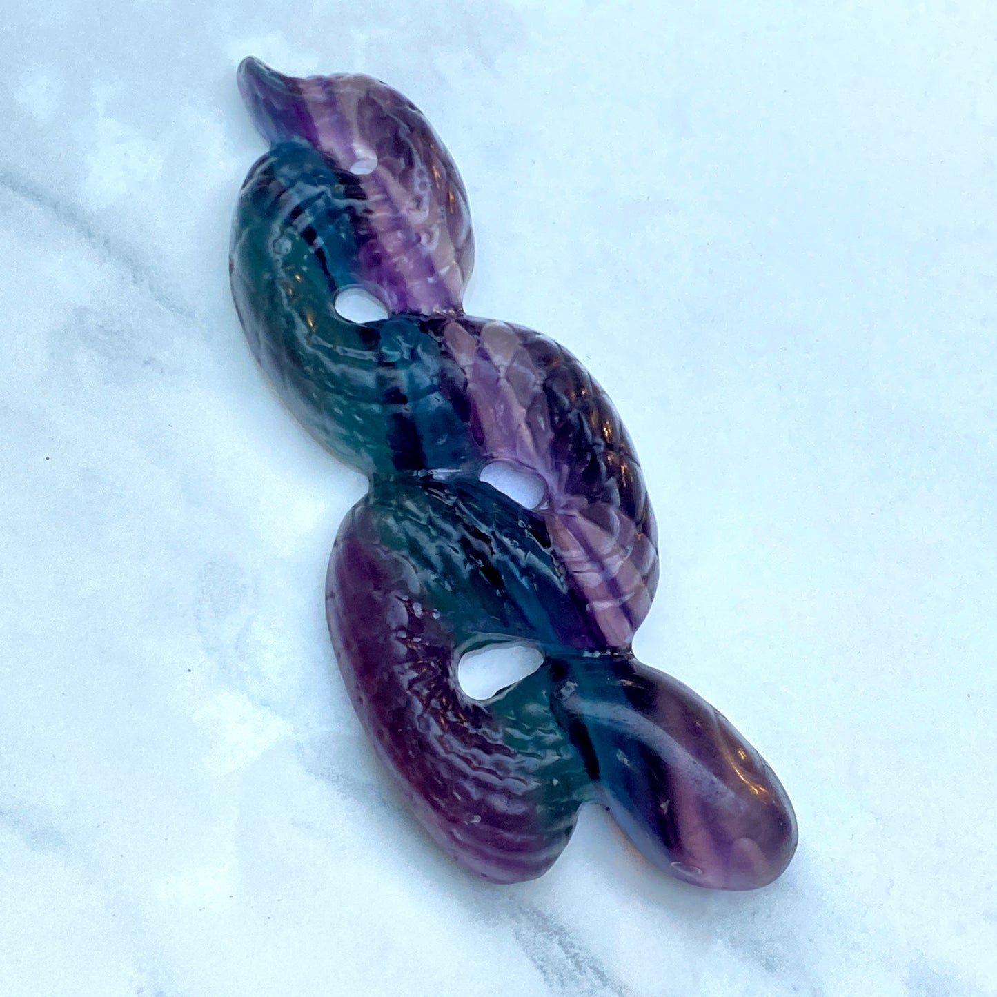 Gemstone Carved Snakes