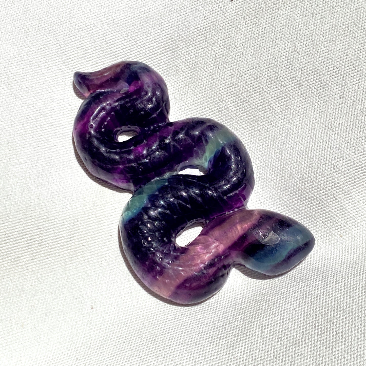 Gemstone Carved Snakes