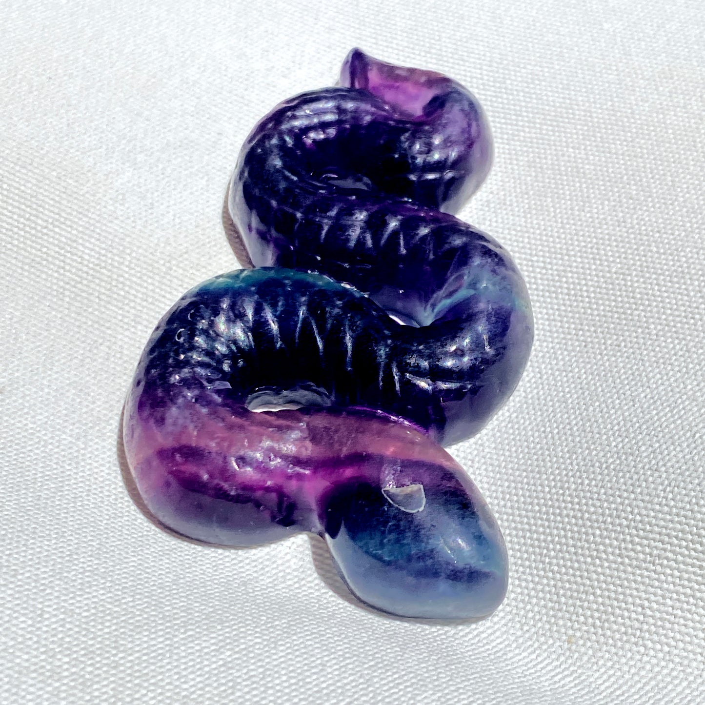 Gemstone Carved Snakes