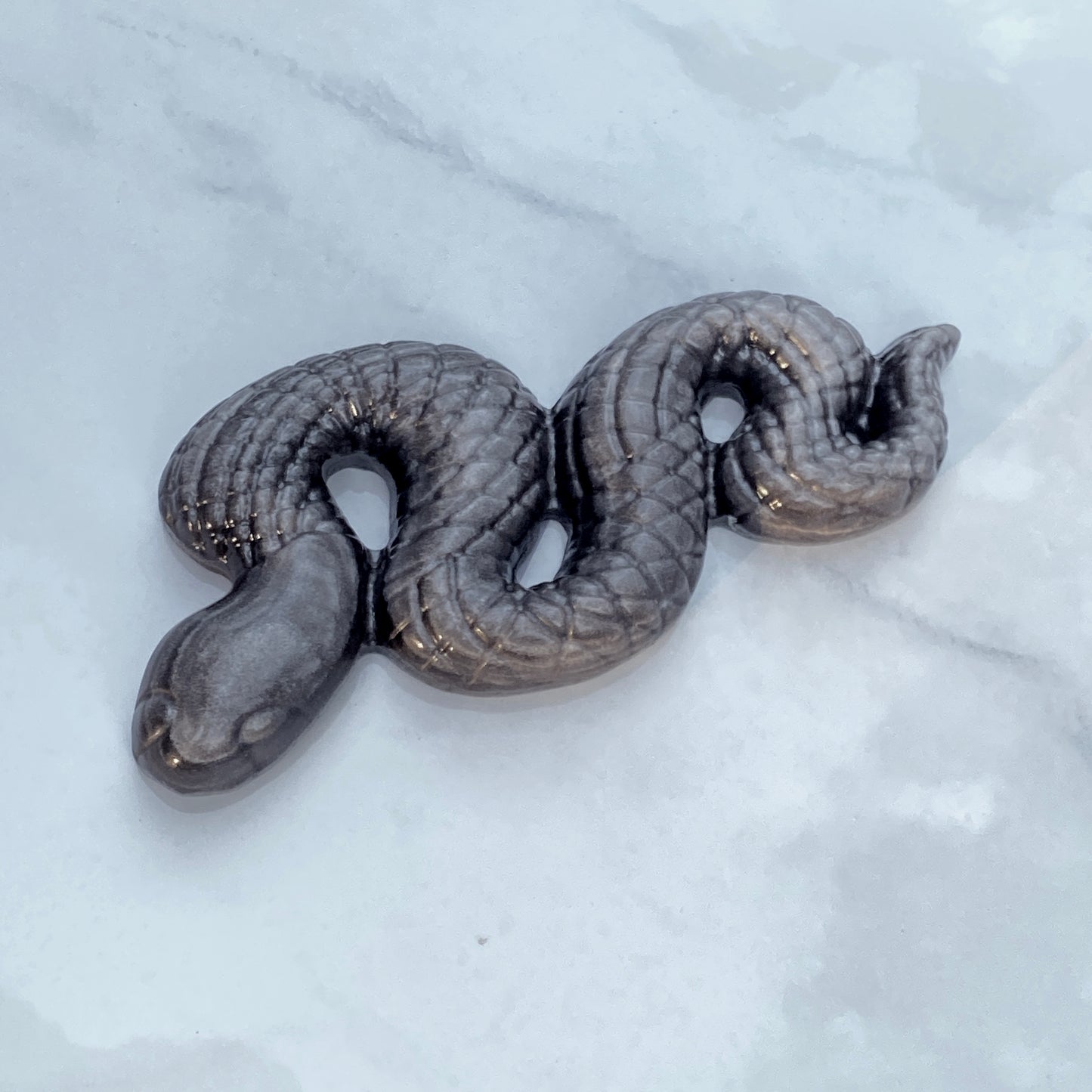 Gemstone Carved Snakes