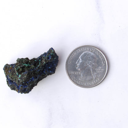 Azurite with Malachite gemstone Nodule ornamental stone