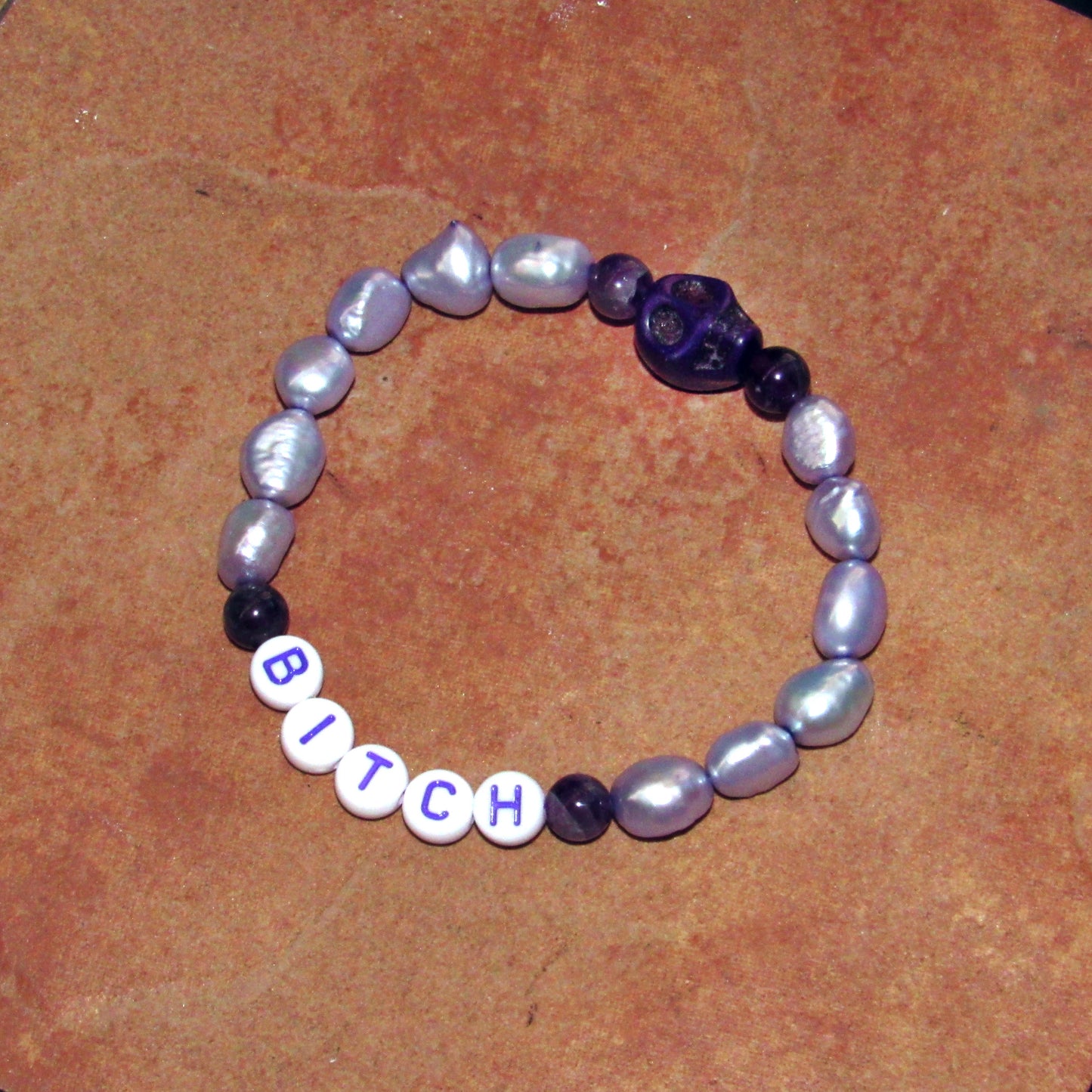 Women's "Curse Phrase" various Gemstone Bracelets