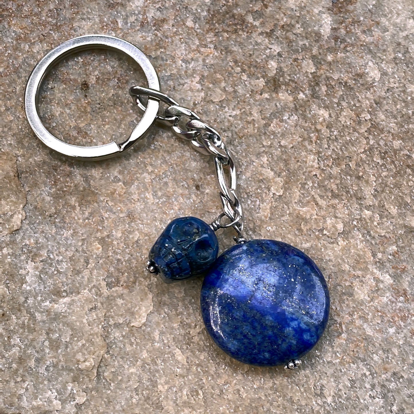 Genuine Gemstone Keychain