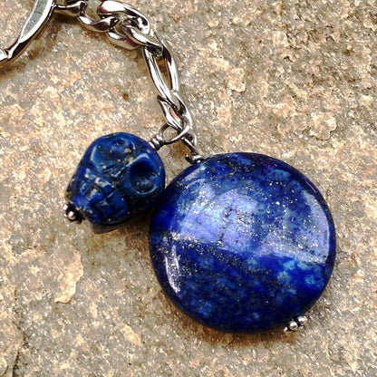 Genuine Gemstone Keychain