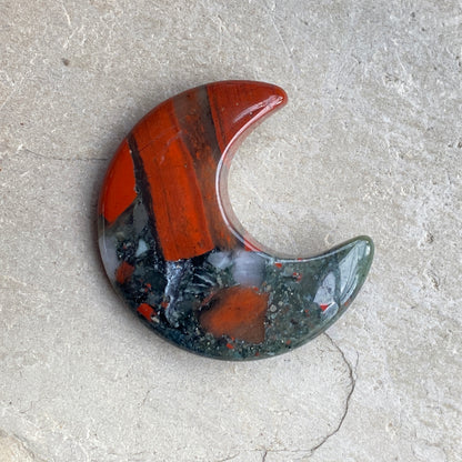 Genuine Gemstone Crescent Moons