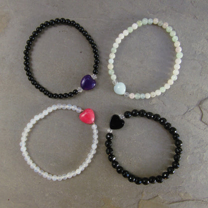 Galentine Day Bracelets made of various Gemstones for Women