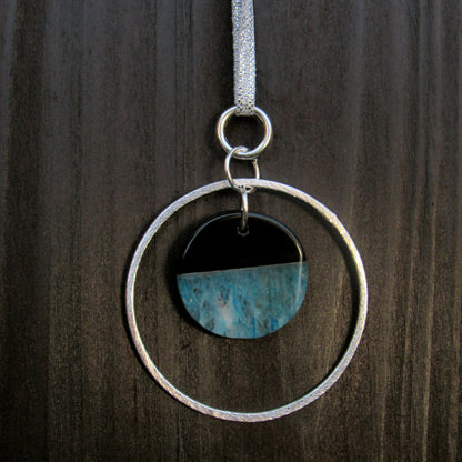 Gemstone Druzy Agate Hanging Ornament