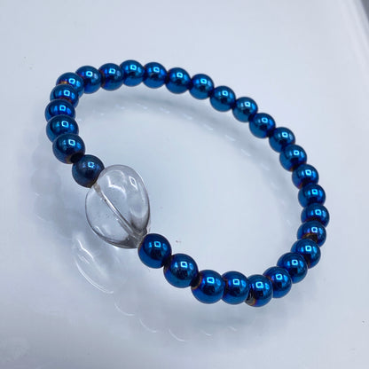 Hematite Gemstone Beaded Bracelets