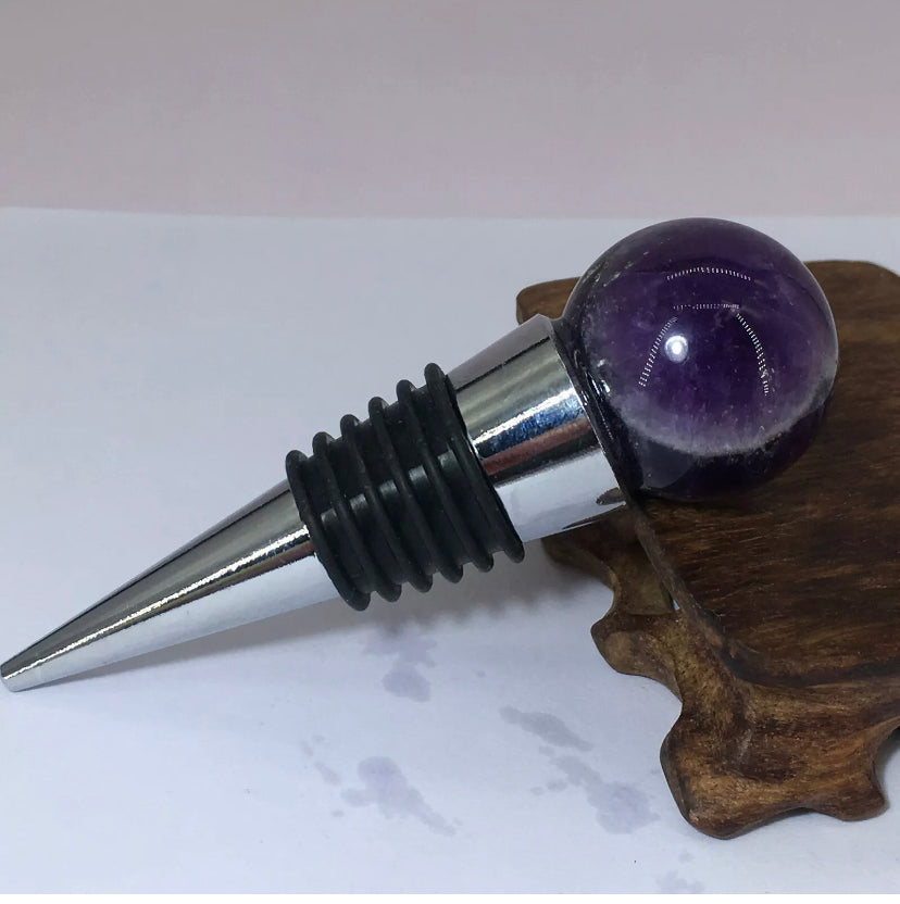 Gemstone Wine Bottle Stoppers