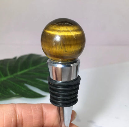 Gemstone Wine Bottle Stoppers