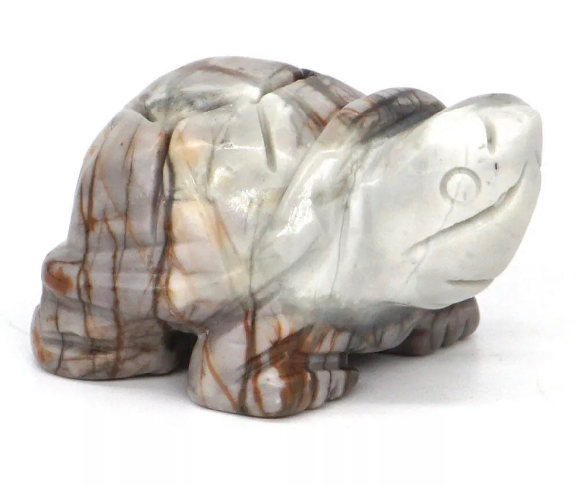 Stone Carvied Turtle Tortoise Animal semiprecious gemstone