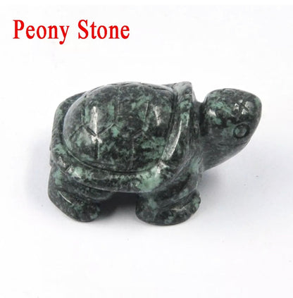 Stone Carvied Turtle Tortoise Animal semiprecious gemstone