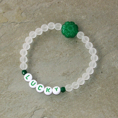 Irish gemstone Phrase Bracelets