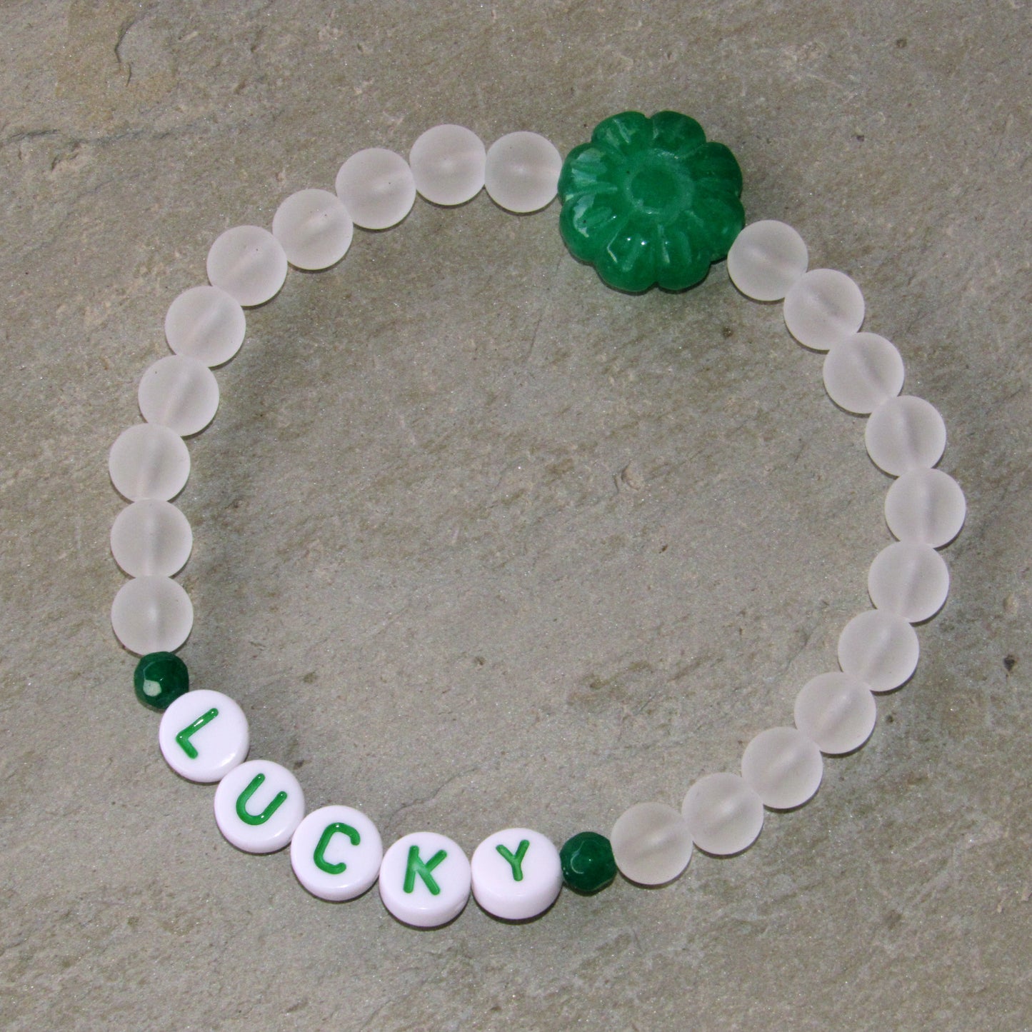 Irish gemstone Phrase Bracelets