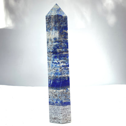 Lapis Lazuli Gemstone Tower Point healing energy Obelisk