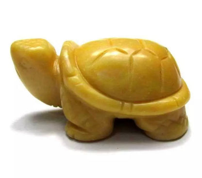 Natural Yellow Jasper Turtle