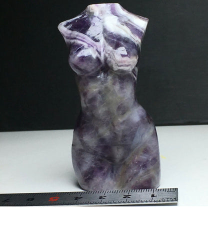 Natural Amethyst Female Nude  Figurine