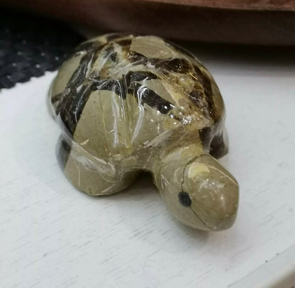 Natural Dragon Serpentine gemstone Turtle