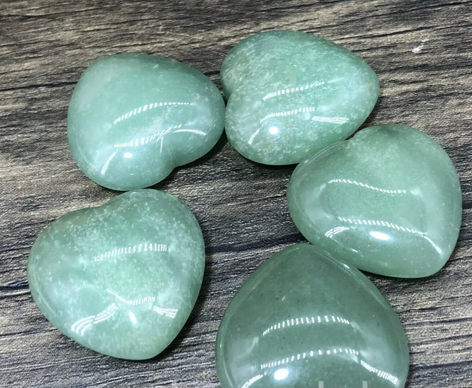 Natural Green Aventurine Heart