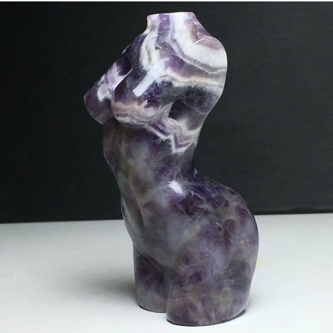 Natural Amethyst Female Nude  Figurine