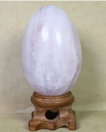 Natural Rose Quartz Egg Gemstone