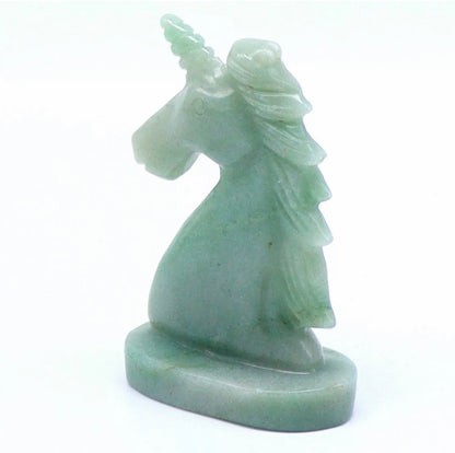 Natural Green Aventurine Unicorn