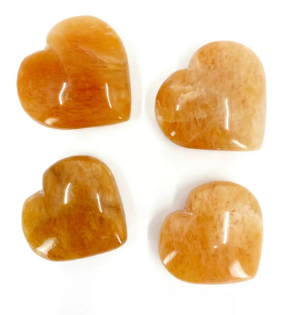 Orange Aventurine gemstone Heart