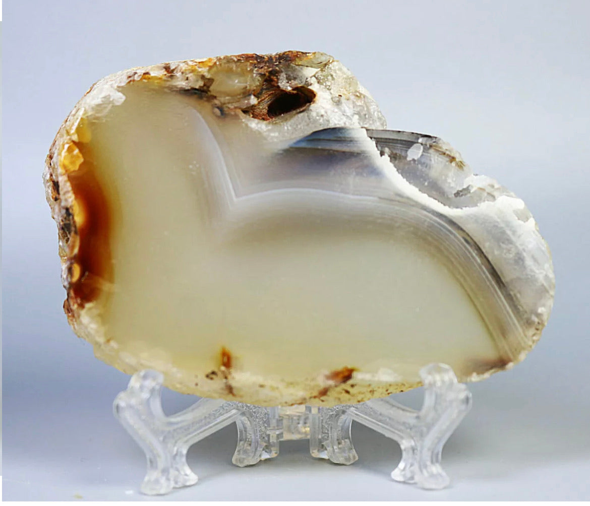 Agate Slice with Stand