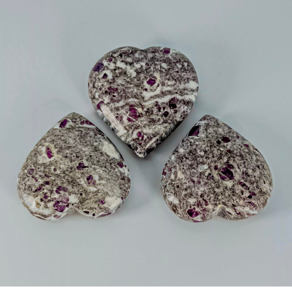 Spinal Matrix aka Ruby in Matrix Puff Heart - Gemstone Puffy Hearts