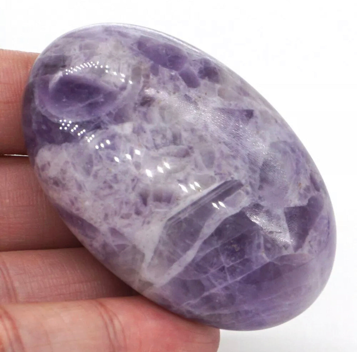 Natural Amethyst Palm Stone