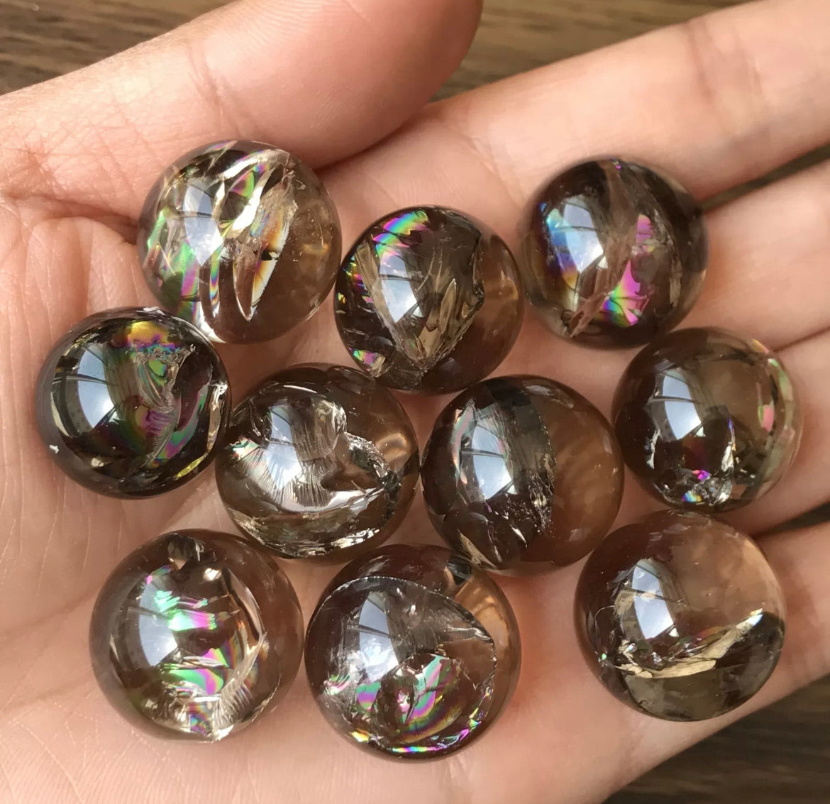 Natural Rainbow Smoky Quartz