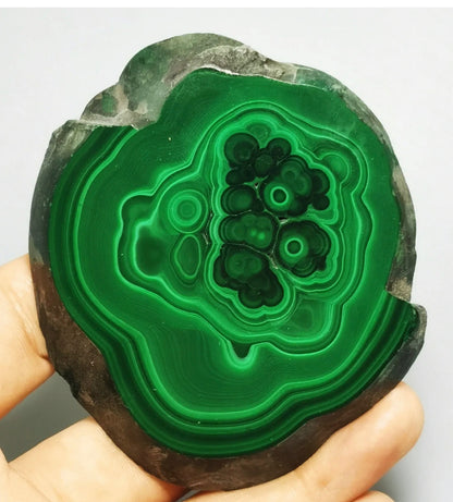 Natural Malachite Free Form semiprecious crystal gemstone reiki healing decor