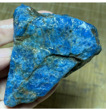 Natural Apatite semiprecious gemstone Rock