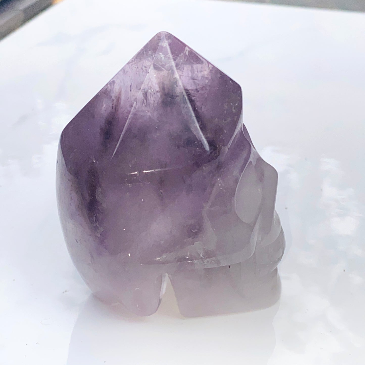 Natural Amethyst Skull