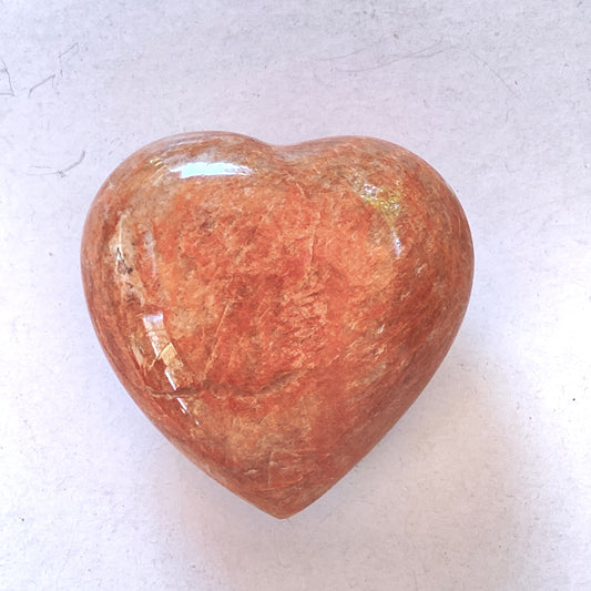 Natural Unique Sunstone gemstone HEART From Madagascar